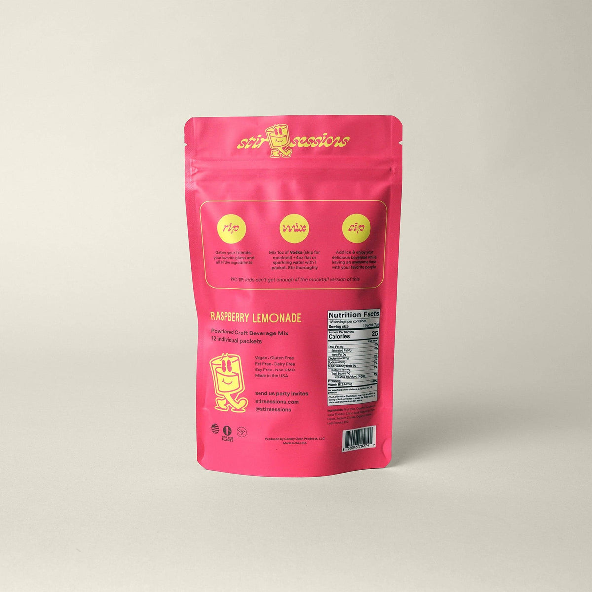 Raspberry Lemonade - 12 pack
