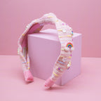 Unicorn Knotted Headband - Rainbow Knot Hair Band for Kids