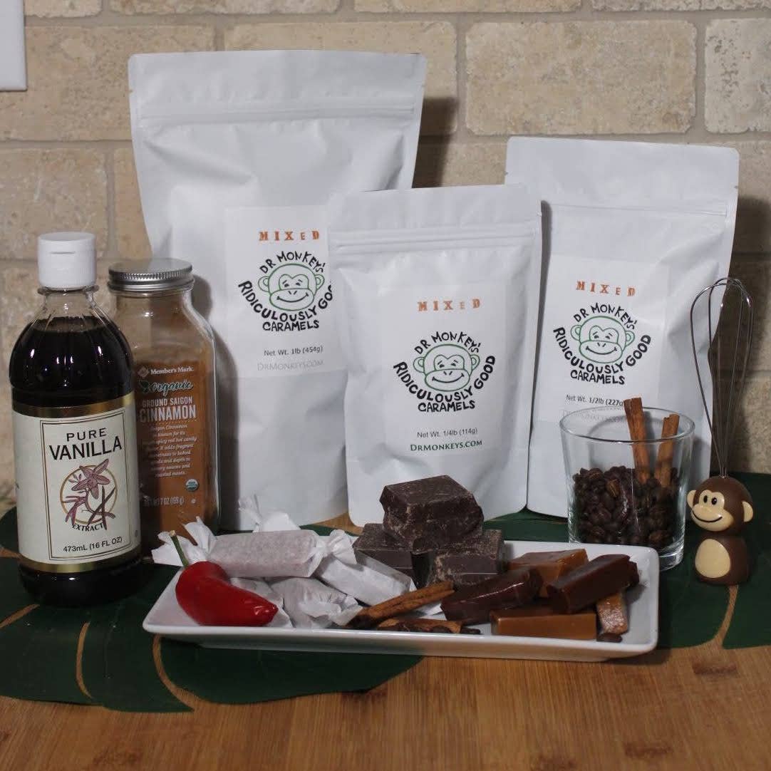 Monkey Mix Caramel Bag – 1/4 lb
