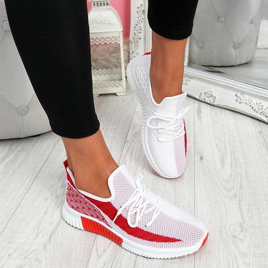 Women's Lace Up Mesh Sneakers
