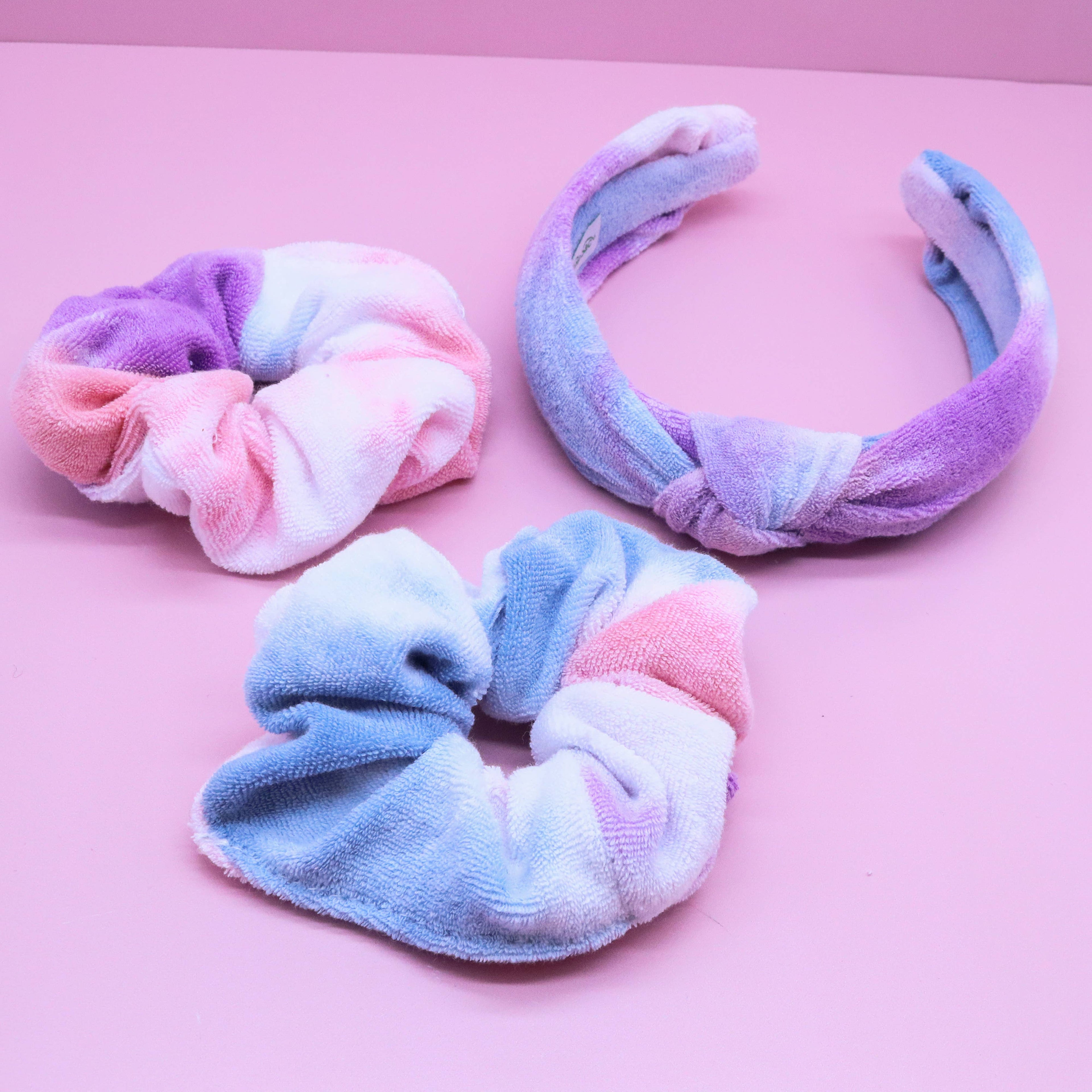 Headband & Scrunchie Wristbands Set