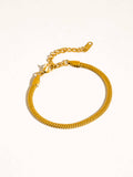 Levante 18K Gold Non-Tarnish Classic Snake Chain Bracelet