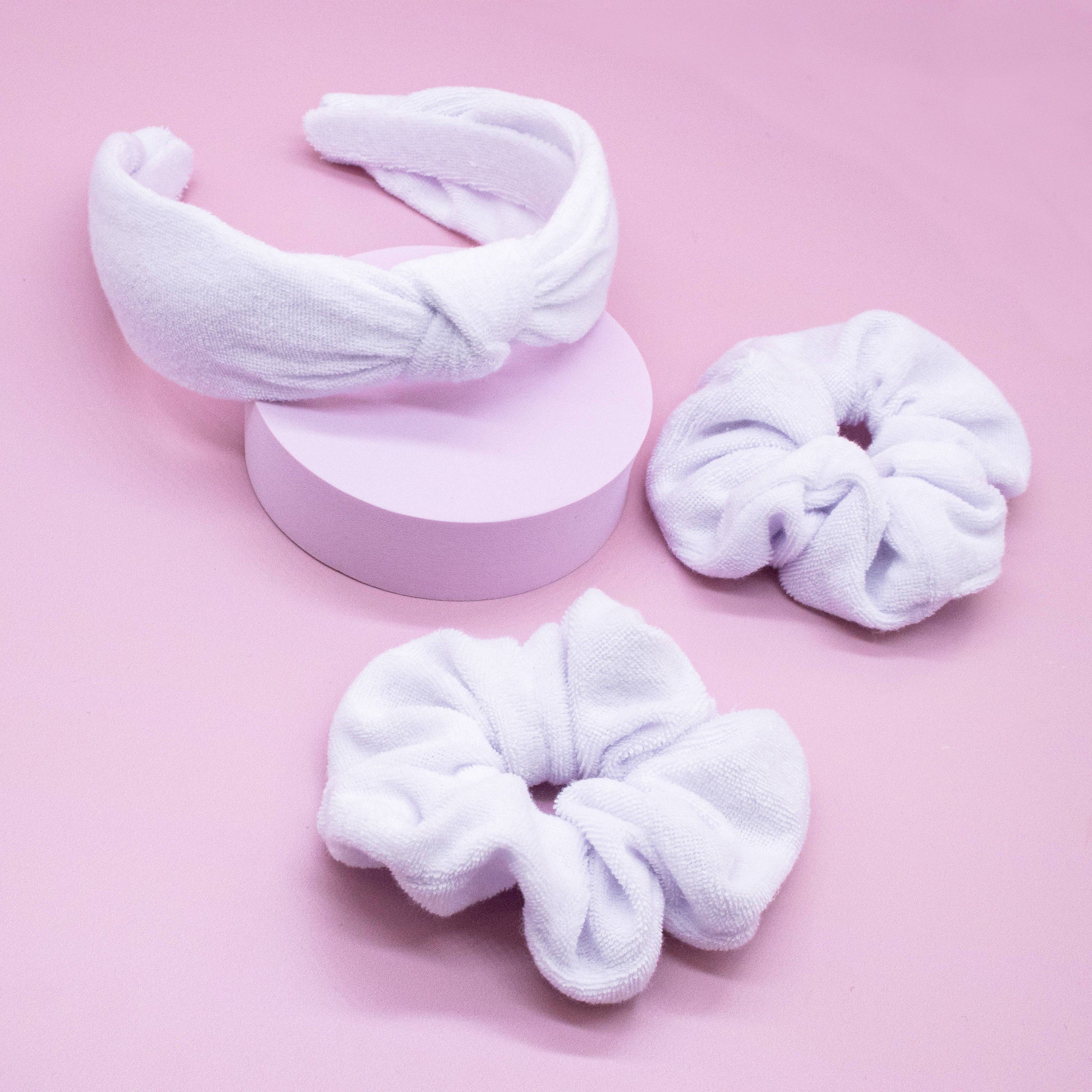 Headband & Scrunchie Wristbands Set
