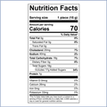 FULL MOOD Dr. Monkey's Coffee Caramels nutrition facts label showing calories and ingredients per serving