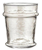 FULL MOOD grey luster glass with a subtle iridescent shimmer and textured finish for elegant dining.