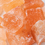 FULL MOOD Himalayan salt gemstones for aromatherapy diffuser, featuring raw orange crystals for home fragrance