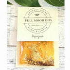 FULL MOOD Pepperjack seasoning dip mix in a clear packet with a branded label featuring garlic and chili spices.