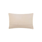 FULL MOOD Stay Petty hook pillow featuring a soft beige poly velvet back with a discreet zipper closure.