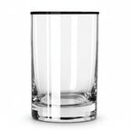 FULL MOOD 13oz clear glass rocks tumbler for whiskey, featuring a sleek design for sipping spirits neat or on ice.