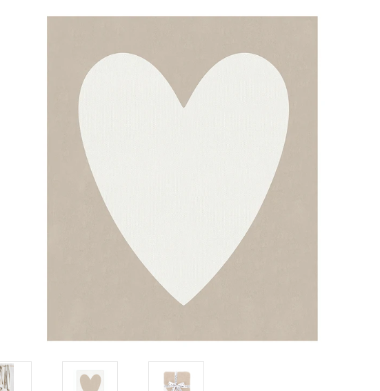 Luxe, Double Sided Heart Throw