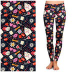 "Love Struck" Buttery Soft Leggings by Lipstick & Chrome One Size