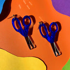 Scissors Acrylic Earrings